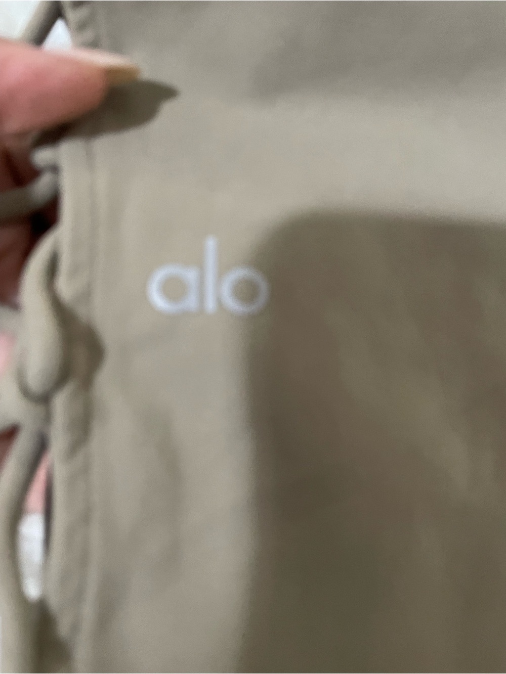 ALO Yoga High-Waist Lattice-Side Leggings - Taupe - Picture 2 of 12